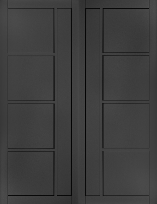 Brixton Black Double Doors
