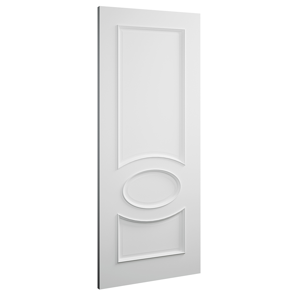 Clarendon White Primed Internal Door with 18mm Lippings