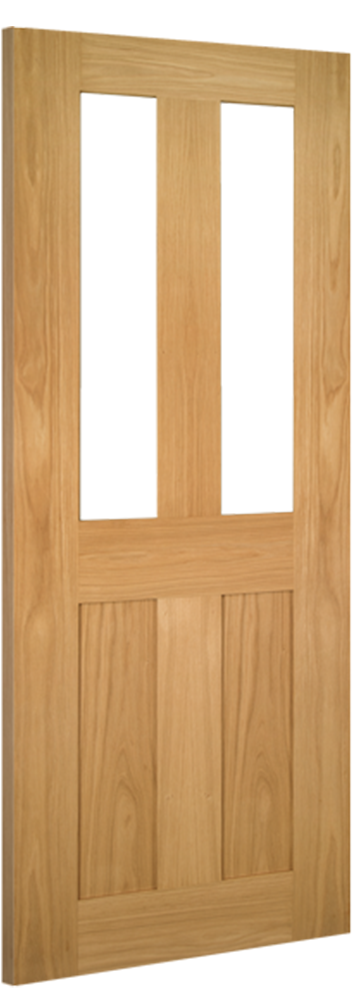 Eton Oak Door with Clear Glass (18mm lippings)