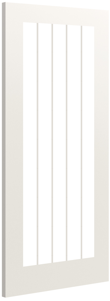 Cottage Ely 1-Lite White Primed Internal Door (clear glass)