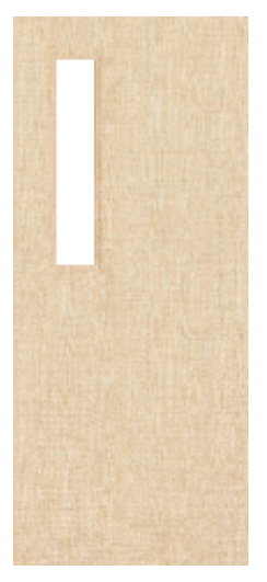 Ash Veneered Door with Glass Opt. 8 (pre-finished)
