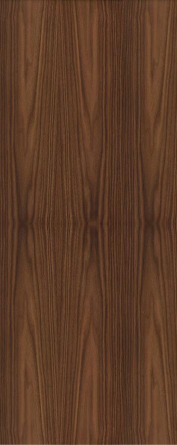 Flush Internal Walnut Veneered Door (pre-finished)