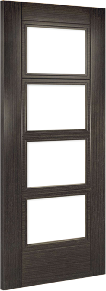Montreal Dark Grey Ash Glazed Internal Door (18mm lippings)