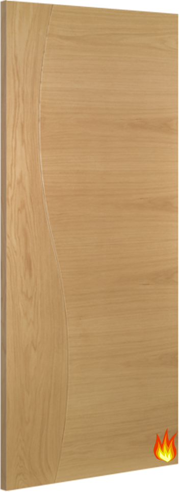 Cadiz internal Oak Fire Door FD30 (pre-finished)