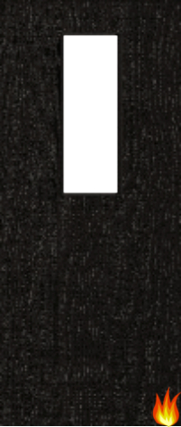 Flush Dark Grey Ash Fire Door with Glass (Opt. 14)