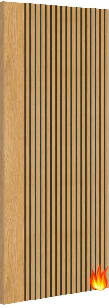 Malmo Pre-Finished Oak Fire Door (18mm lippings)