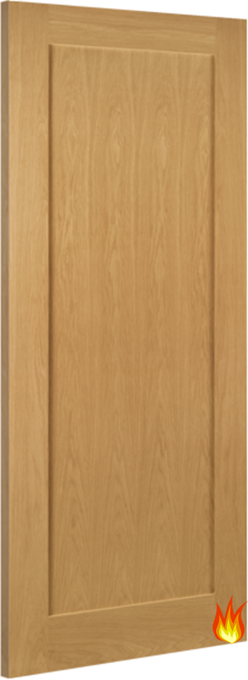 Walden Oak Fire Door (FD30) with 18mm Lippings (un-finished)