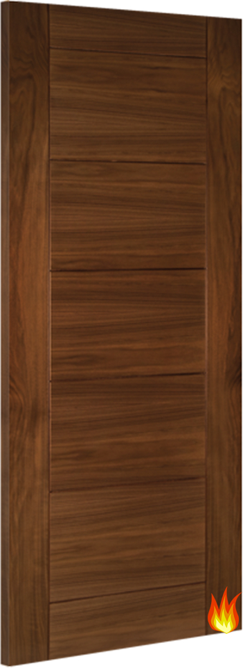 Seville Internal Walnut Fire Door (pre-finished) FD30