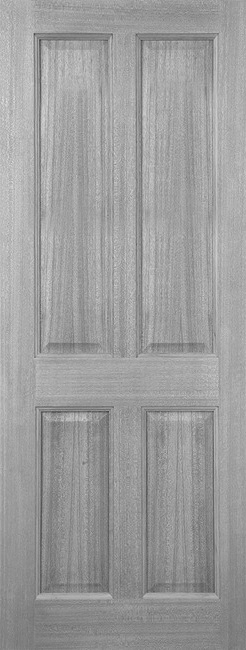 Colonial 4 Panel Solid Accoya External Door (Bespoke)