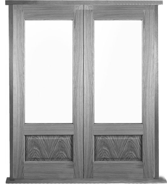 Chiswick Prehung Bespoke Solid Accoya Double Doors