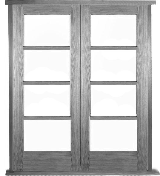 Pattern 70 Prehung Bespoke Solid Accoya Double Doors
