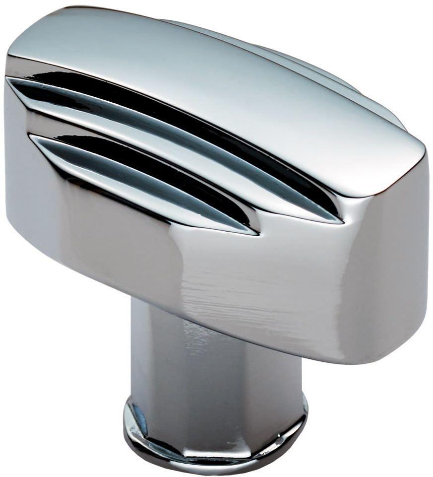 Art Deco Cupboard Knob - Polished Chrome (and more)