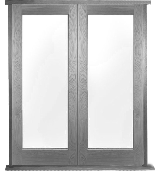 Pattern 20 Prehung Solid Accoya Bespoke French Doors