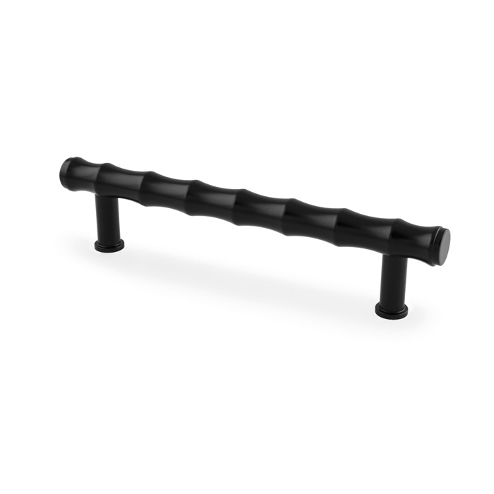 Crispin Bamboo T-bar Cupboard Pull Handle (Black)
