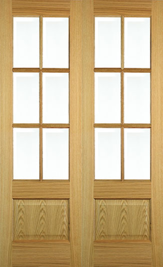 Bespoke (made to measure) Solid Oak Hampstead French Doors