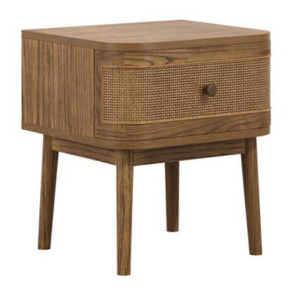 Callie Smoked Bedside Cabinet