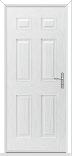 6 Panel GRP Composite Doorset (0.93 W/m²K u value)