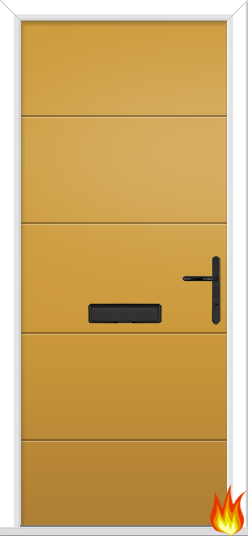 Cromford External Apartment Entrance Composite PreHung Fire Door (FD30)