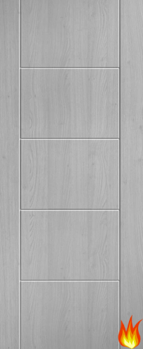Iseo Laminate Grey Internal Fire Door (FD30)