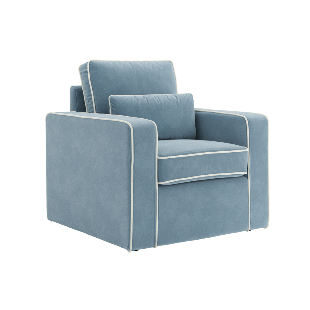Diego Ice Blue Chair