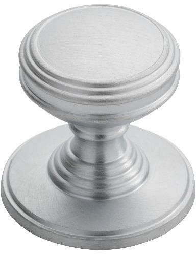 Delamain Wardrobe/Cupboard Knob - Satin Chrome