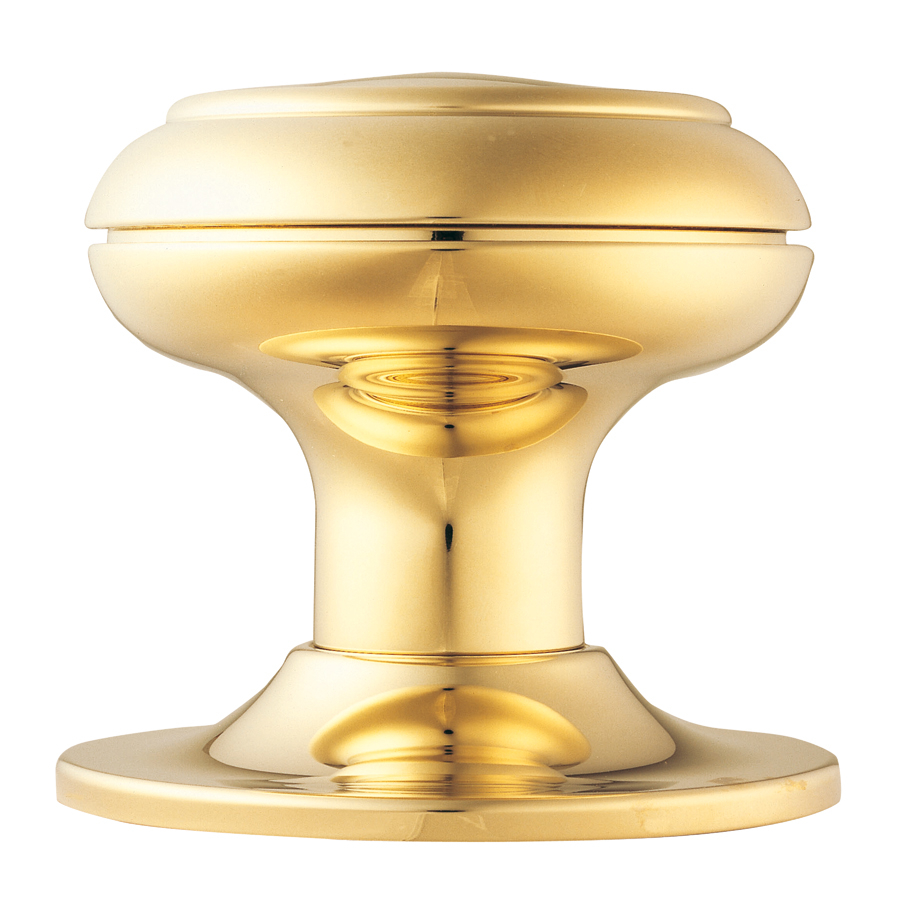 Carlisle Brass Recessed Centre Door Knob (polished brass)