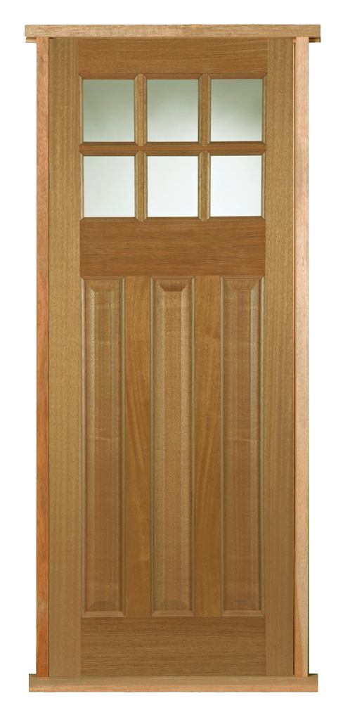 Pattern 664 Hardwood Pre-hung Door Set