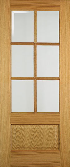 Hampstead 6-Light Oak Door (40mm pre-finished)