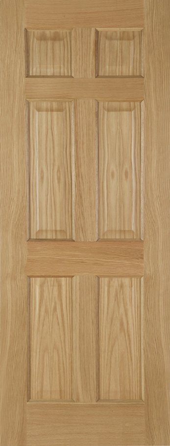 6 Panel Interior Oak Door