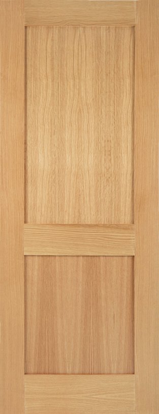 Marlborough 2 Panel (Shaker) Internal Oak Door