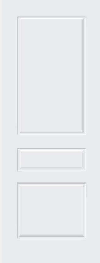Laminate 3 Panel White Internal Door (pre-finished)