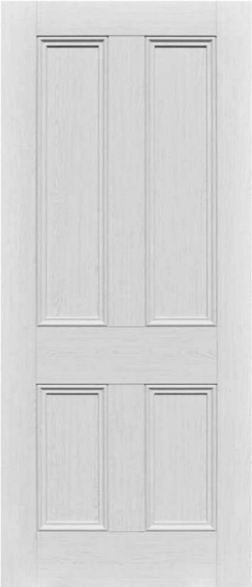 Toulouse 4 Panel White Internal Door (pre-finished)