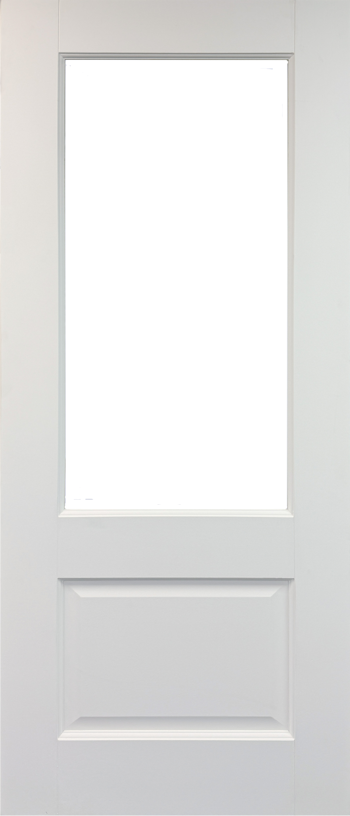 Vermont White Primed Door with Clear Glass