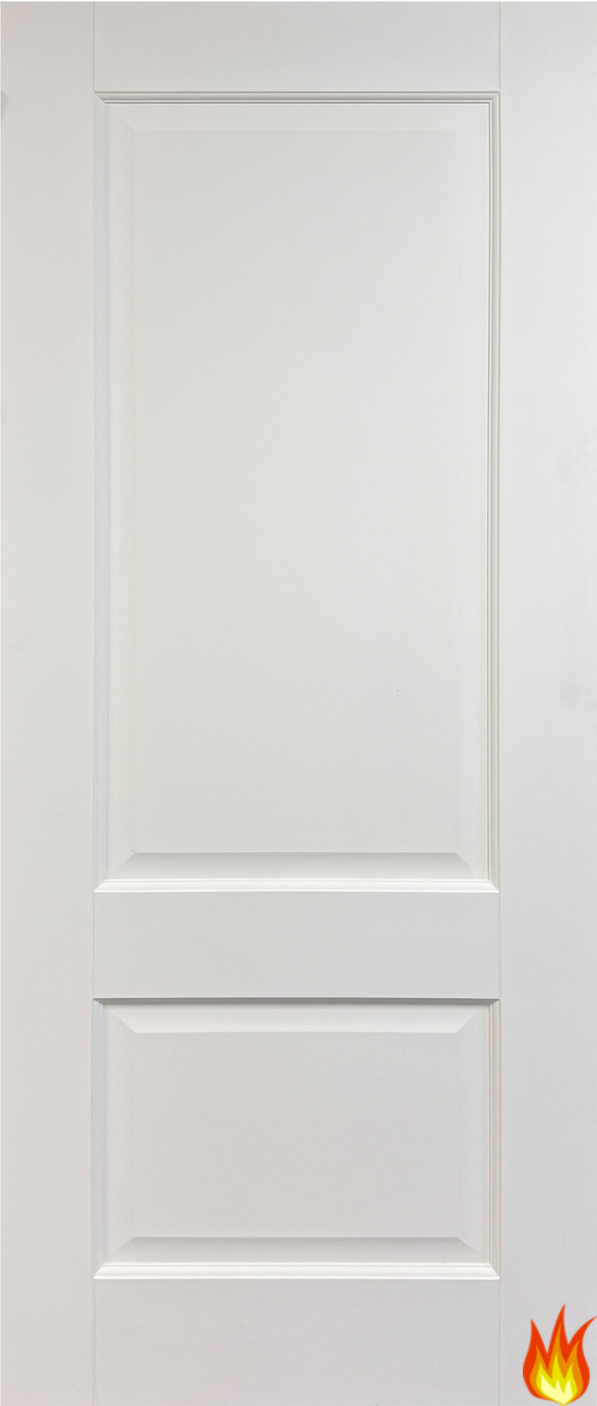 Vermont 2 Panel White Primed Fire Door