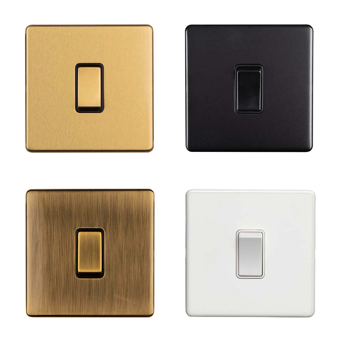 Concealed 3mm 1 Gang Switch
