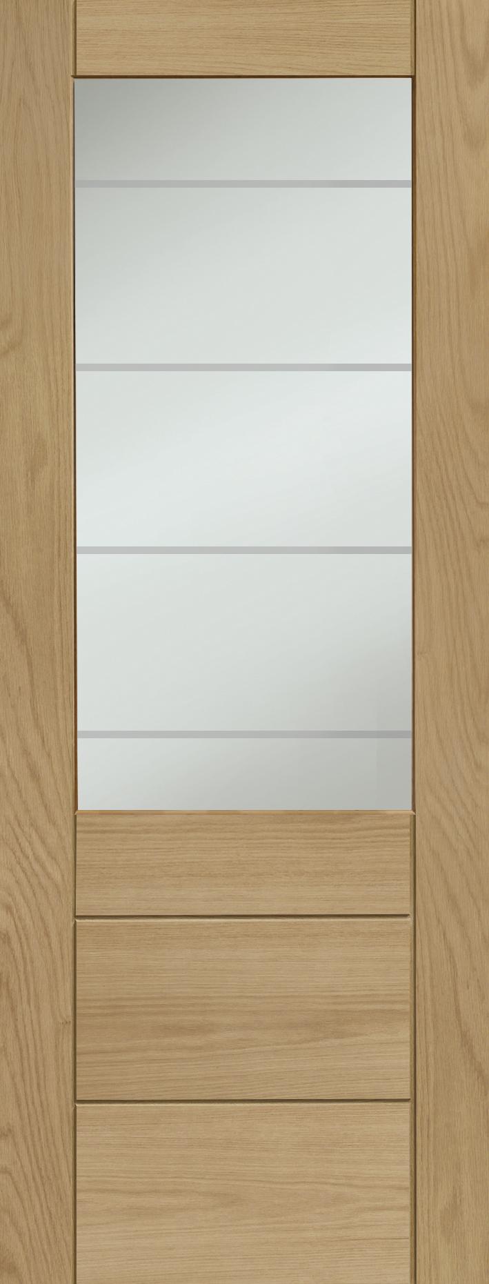 Palermo Essential 2XG with Clear Etched Glass (un/pre-finished)