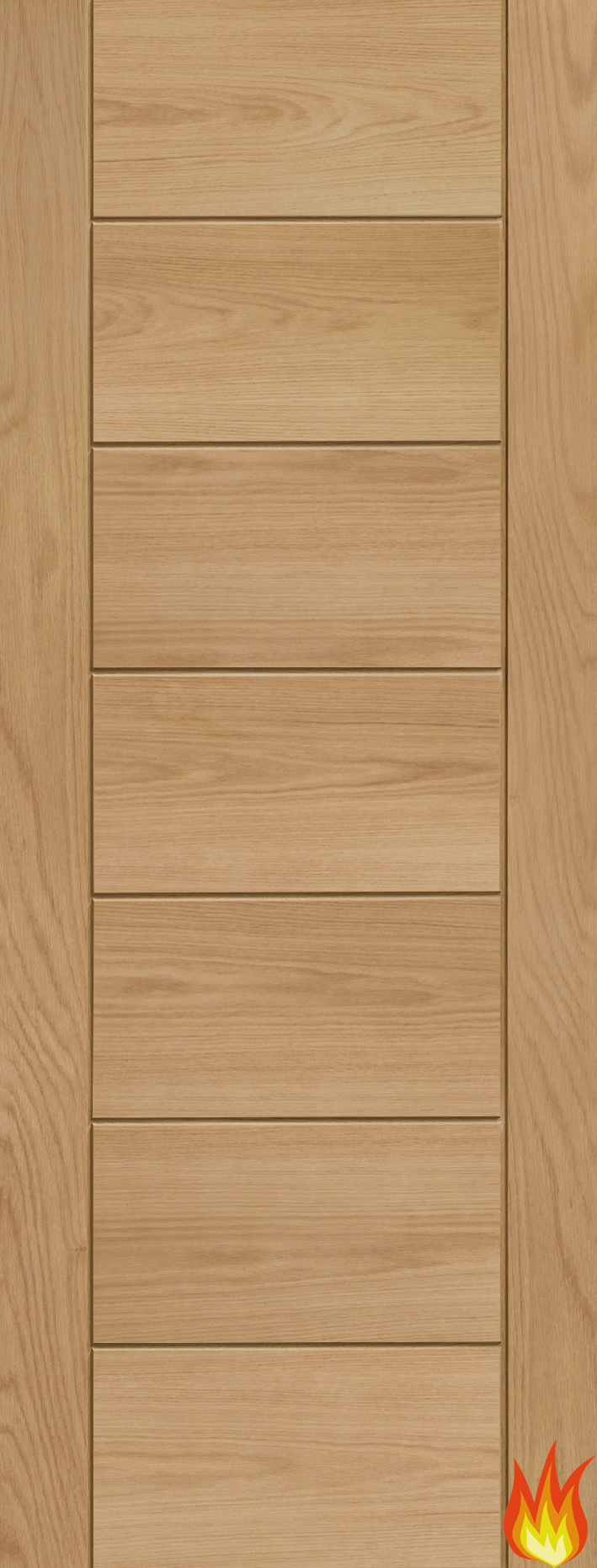Palermo Essential Internal Oak Fire Door (un/pre-finished)