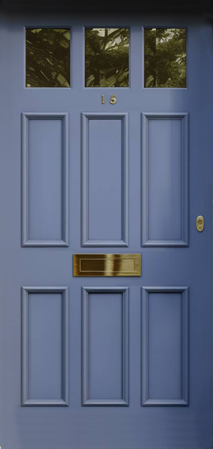 Blackwell 6 Panel 3 Light External Hardwood Door (made to measure)