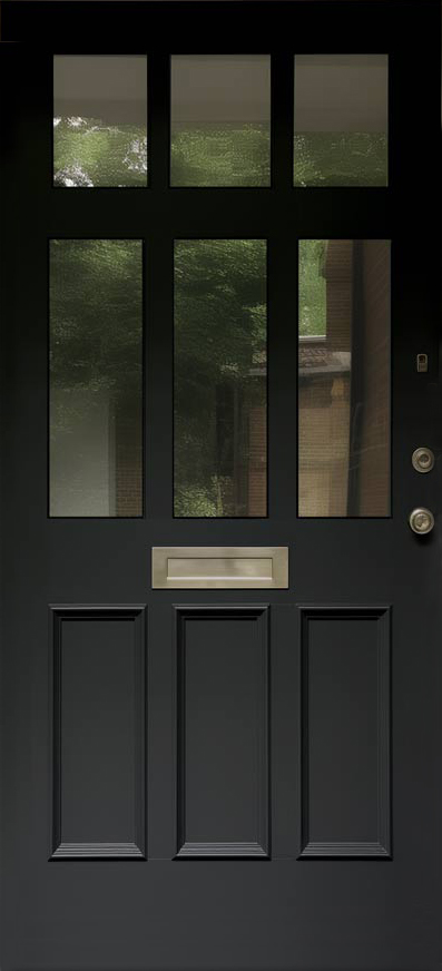Blackwell 3 Panel 6 Light External Hardwood Door (made to measure)