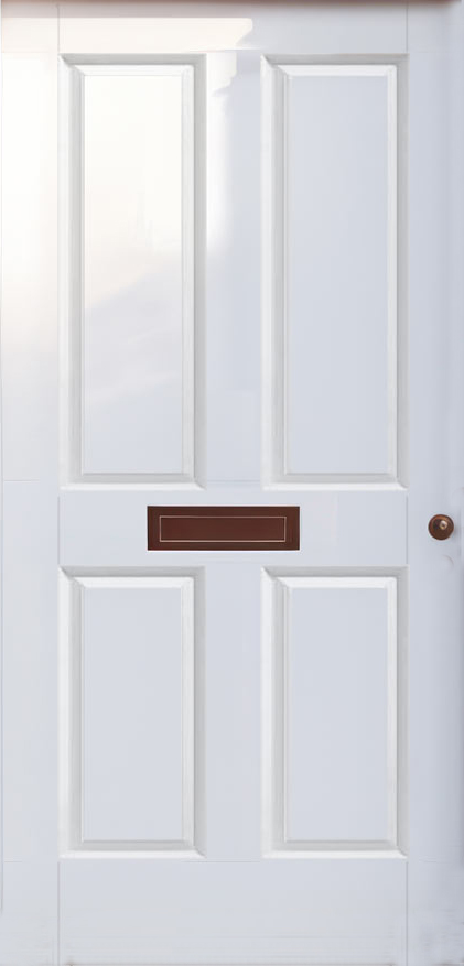 Traditional Colonial 4 Panel External Hardwood Door (made to measure)