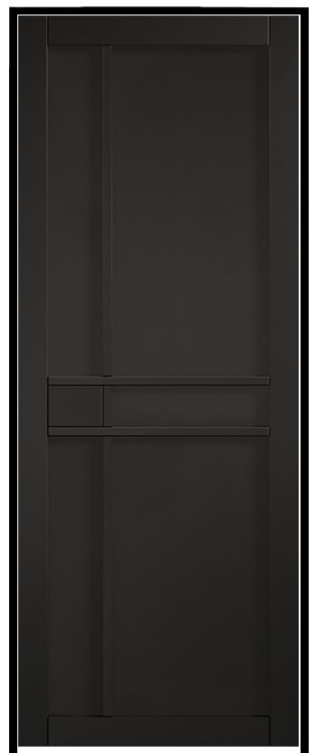 Greenwich Black Prehung Internal Door