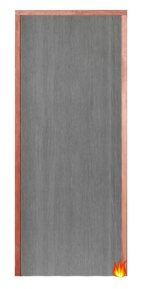 Pintado Grey PAS 24 Fire-Resistant Flat Entrance Door Set