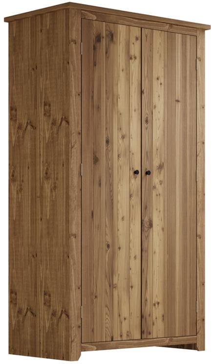 Havana Pine 2 Door Wardrobe