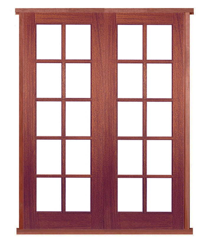 GTP Prehung Hardwood French Doors