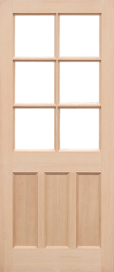 KXT Hemlock External Door (unglazed)