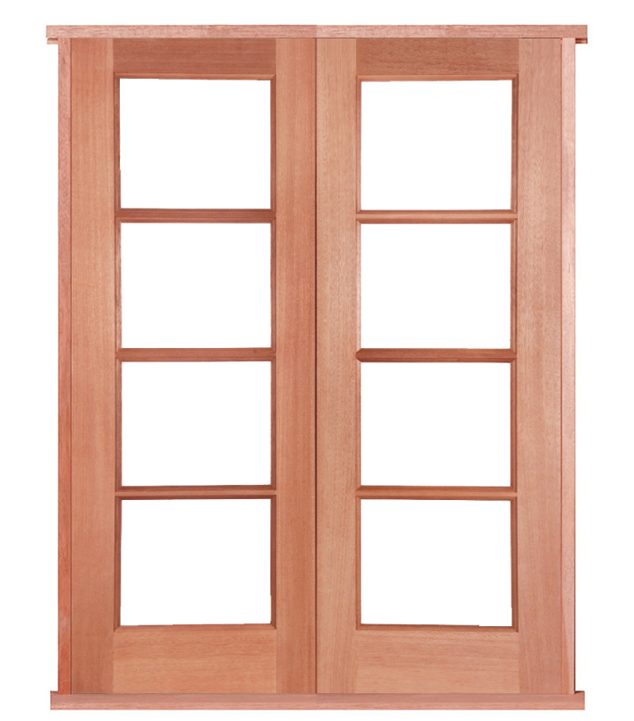 Pattern 70 Prehung Solid Hardwood Bespoke French Doors