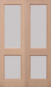2XGG External Hemlock French Doors