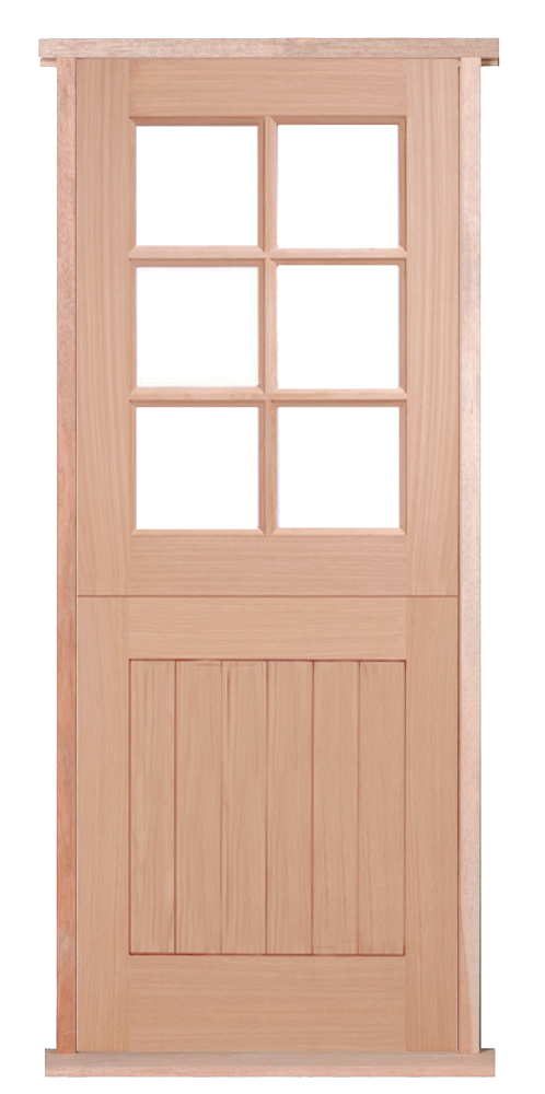 Pre-hung Hardwood Stable Door 6-Light