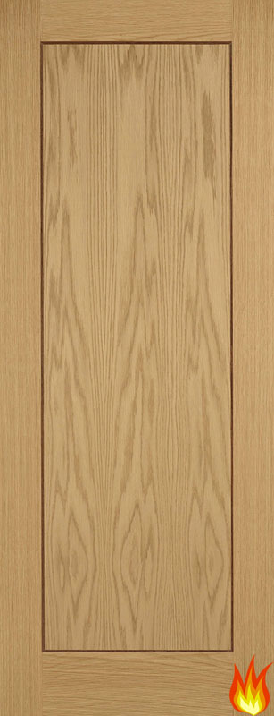 Inlay Internal Oak Fire Door FD30 (pre-finished)