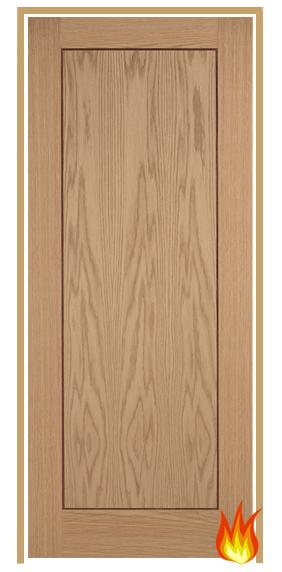 Inlay Oak Prehung Internal Fire Door (pre-finished)